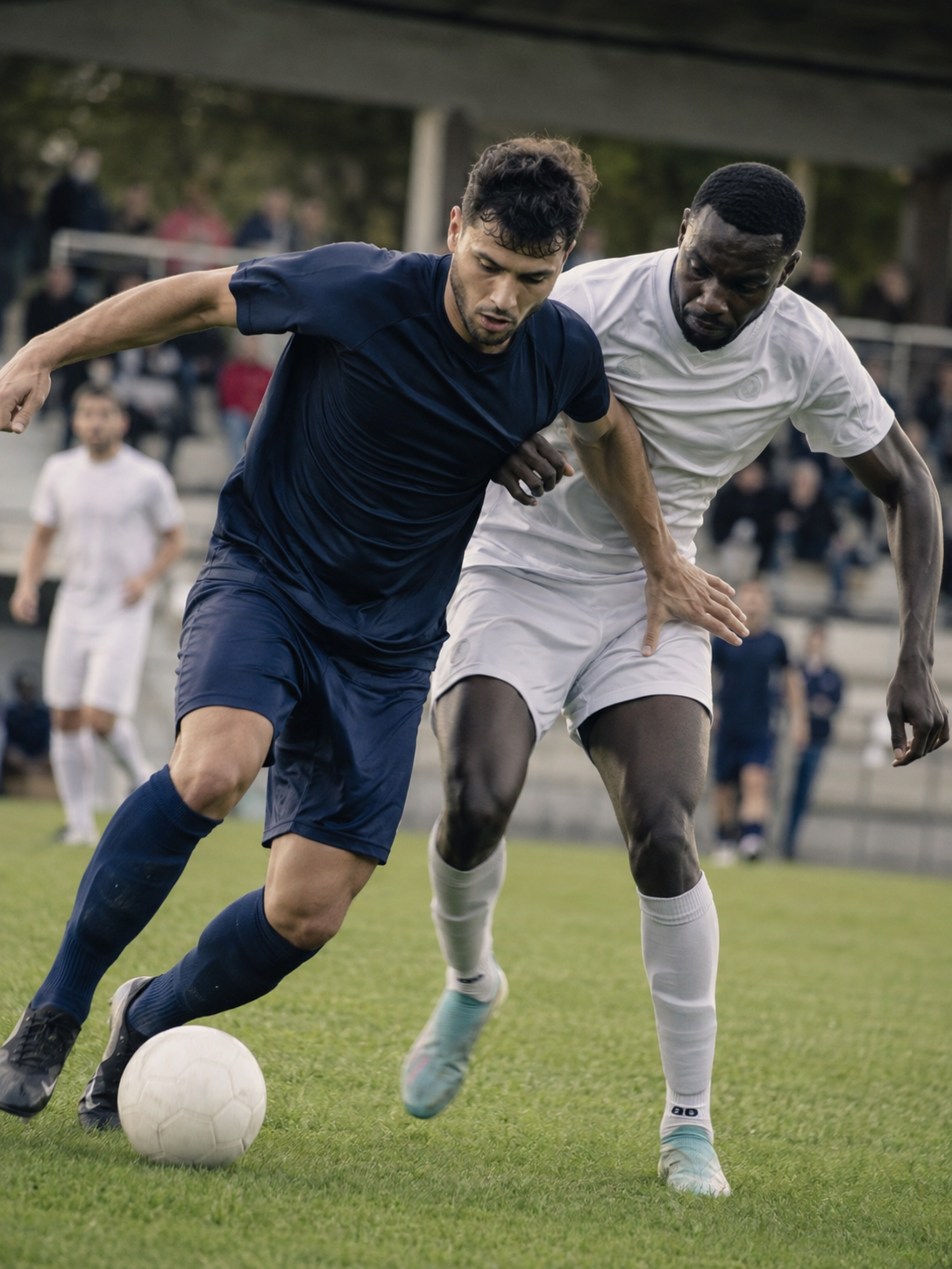 Joueur senior en match de championnat